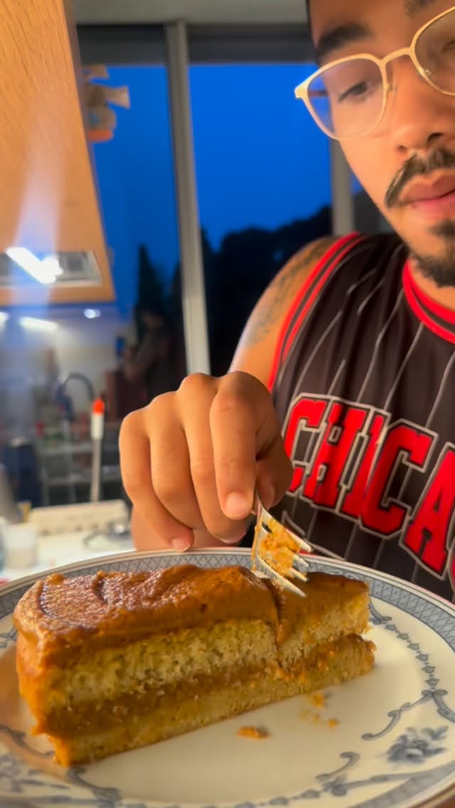 Bolo de churros / recheio de caramelo