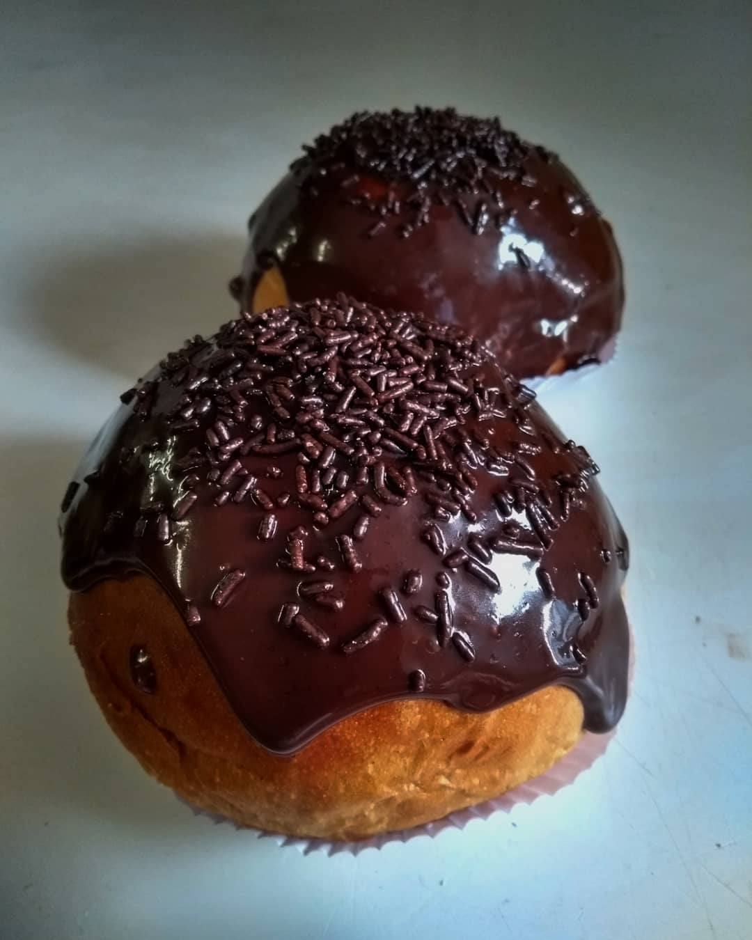 Carolinas / profiteroles com chocolate
